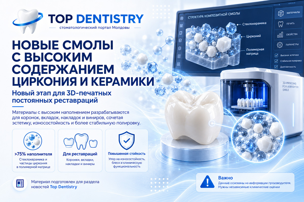 Высоконаполненные смолы с цирконием и керамикой для постоянных реставраций